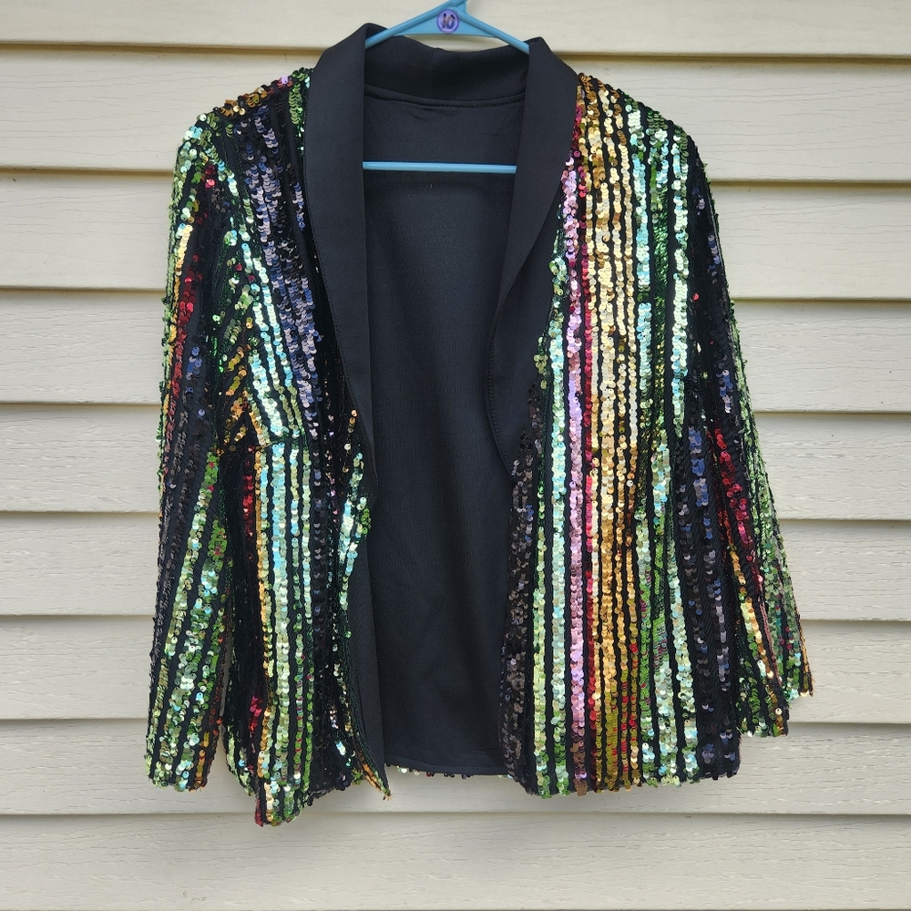 NWOT Sequin Blazer Size 2XL